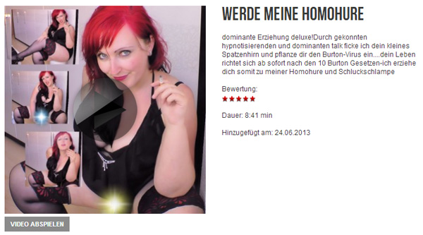 Werde meine HOMOHURE