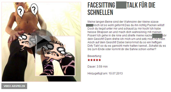 FACESITTING ****TALK FÜR DIE SCHNELLEN