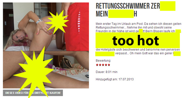 Rettungsschwimmer zerf**** mein A********