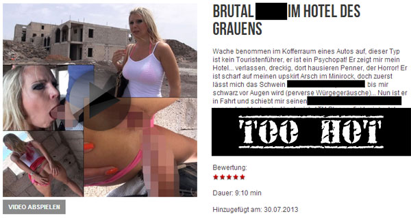 BRUTAL A*** im Hotel des Grauens