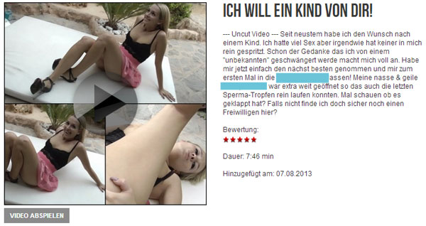 Ich will ein Kind von Dir!