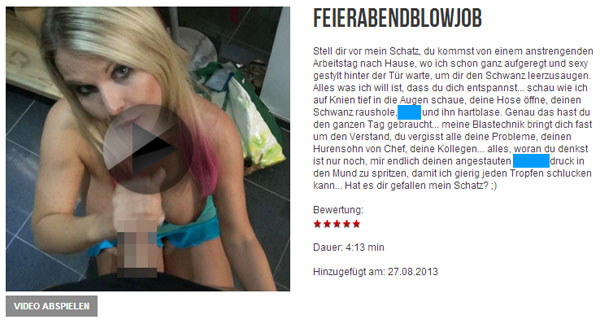 Feierabendblowjob