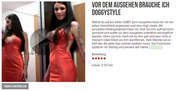 Meli Deluxe Vor dem Ausgehen brauche ich Doggystyle