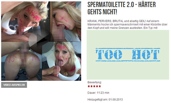 SPERMATOILETTE 2.0 - Härter gehts nicht!