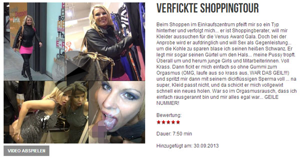 AischePervers: Verfickte Shoppingtour