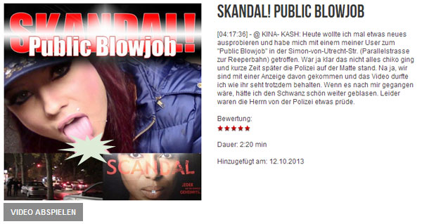 kinakash: SKANDAL! Public Blowjob