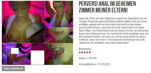 schnuggie91: Pervers! Anal im geheimen Zimmer meiner Eltern!