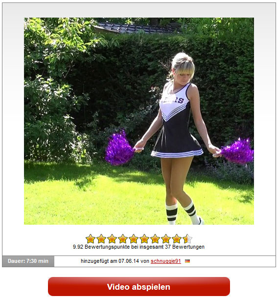 schnuggie91: Kleine Cheerleaderin anal benutzt und reingespritzt!